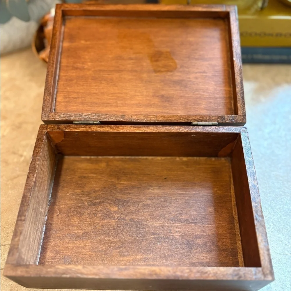 ANTON PIECK 3D Decoupage Trinket/Jewelry Box — Decorative Box Vintage
